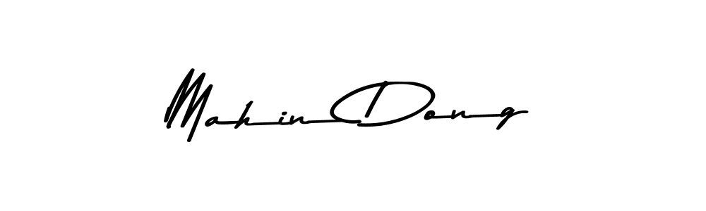 Create a beautiful signature design for name Mahin Dong. With this signature (Asem Kandis PERSONAL USE) fonts, you can make a handwritten signature for free. Mahin Dong signature style 9 images and pictures png