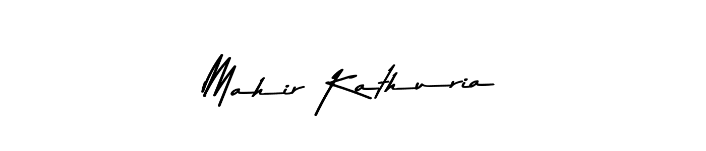 Also we have Mahir Kathuria name is the best signature style. Create professional handwritten signature collection using Asem Kandis PERSONAL USE autograph style. Mahir Kathuria signature style 9 images and pictures png