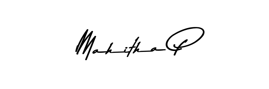How to Draw Mahitha P signature style? Asem Kandis PERSONAL USE is a latest design signature styles for name Mahitha P. Mahitha P signature style 9 images and pictures png