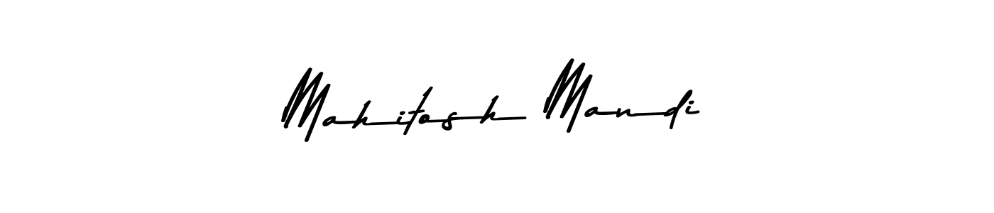 Mahitosh Mandi stylish signature style. Best Handwritten Sign (Asem Kandis PERSONAL USE) for my name. Handwritten Signature Collection Ideas for my name Mahitosh Mandi. Mahitosh Mandi signature style 9 images and pictures png