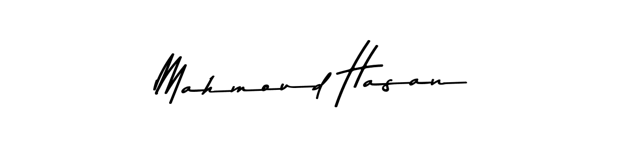 Design your own signature with our free online signature maker. With this signature software, you can create a handwritten (Asem Kandis PERSONAL USE) signature for name Mahmoud Hasan. Mahmoud Hasan signature style 9 images and pictures png