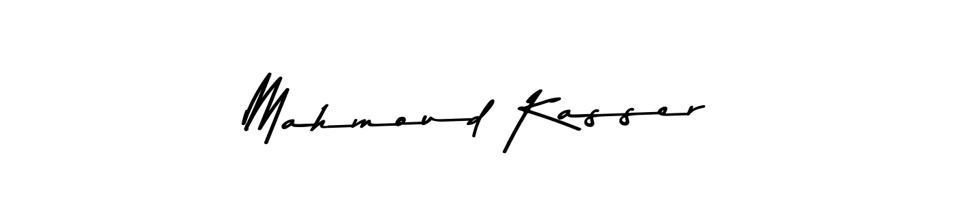 Design your own signature with our free online signature maker. With this signature software, you can create a handwritten (Asem Kandis PERSONAL USE) signature for name Mahmoud Kasser. Mahmoud Kasser signature style 9 images and pictures png