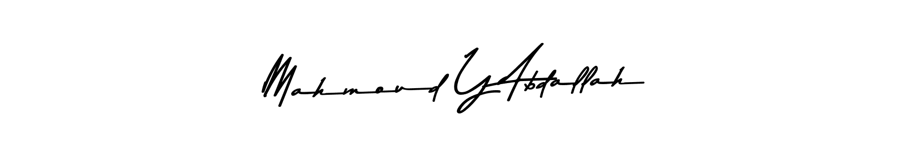 Make a beautiful signature design for name Mahmoud Y Abdallah. Use this online signature maker to create a handwritten signature for free. Mahmoud Y Abdallah signature style 9 images and pictures png