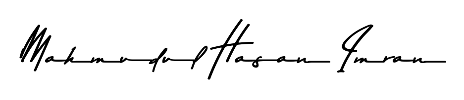 You can use this online signature creator to create a handwritten signature for the name Mahmudul Hasan Imran. This is the best online autograph maker. Mahmudul Hasan Imran signature style 9 images and pictures png