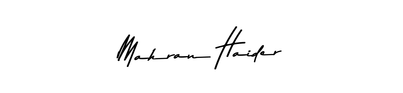 Use a signature maker to create a handwritten signature online. With this signature software, you can design (Asem Kandis PERSONAL USE) your own signature for name Mahran Haider. Mahran Haider signature style 9 images and pictures png