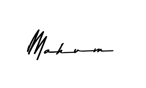 Make a beautiful signature design for name Mahum. With this signature (Asem Kandis PERSONAL USE) style, you can create a handwritten signature for free. Mahum signature style 9 images and pictures png