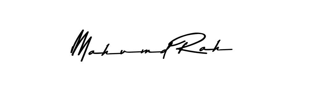 Design your own signature with our free online signature maker. With this signature software, you can create a handwritten (Asem Kandis PERSONAL USE) signature for name Mahumd Rah. Mahumd Rah signature style 9 images and pictures png