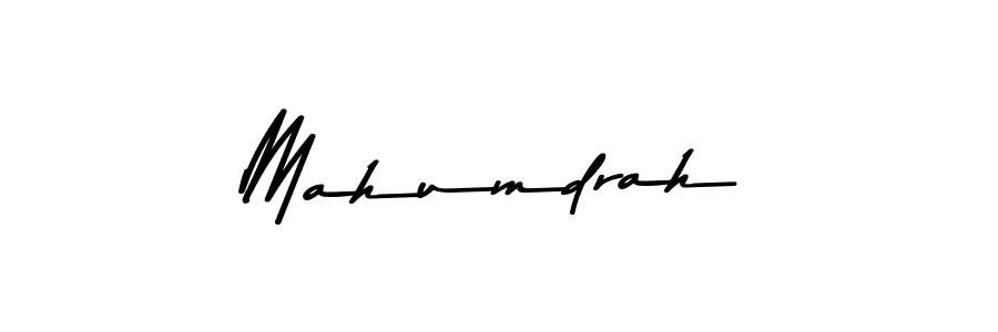 Design your own signature with our free online signature maker. With this signature software, you can create a handwritten (Asem Kandis PERSONAL USE) signature for name Mahumdrah. Mahumdrah signature style 9 images and pictures png