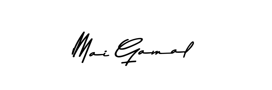 Design your own signature with our free online signature maker. With this signature software, you can create a handwritten (Asem Kandis PERSONAL USE) signature for name Mai Gamal. Mai Gamal signature style 9 images and pictures png