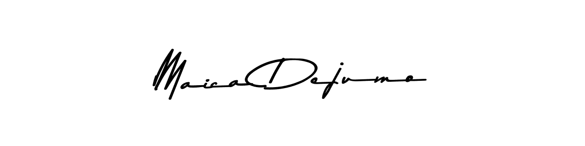 The best way (Asem Kandis PERSONAL USE) to make a short signature is to pick only two or three words in your name. The name Maica Dejumo include a total of six letters. For converting this name. Maica Dejumo signature style 9 images and pictures png