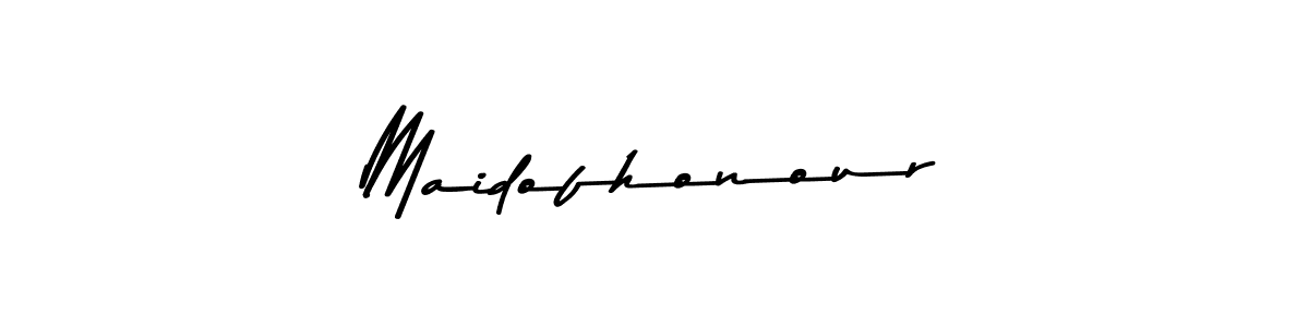 Use a signature maker to create a handwritten signature online. With this signature software, you can design (Asem Kandis PERSONAL USE) your own signature for name Maidofhonour. Maidofhonour signature style 9 images and pictures png