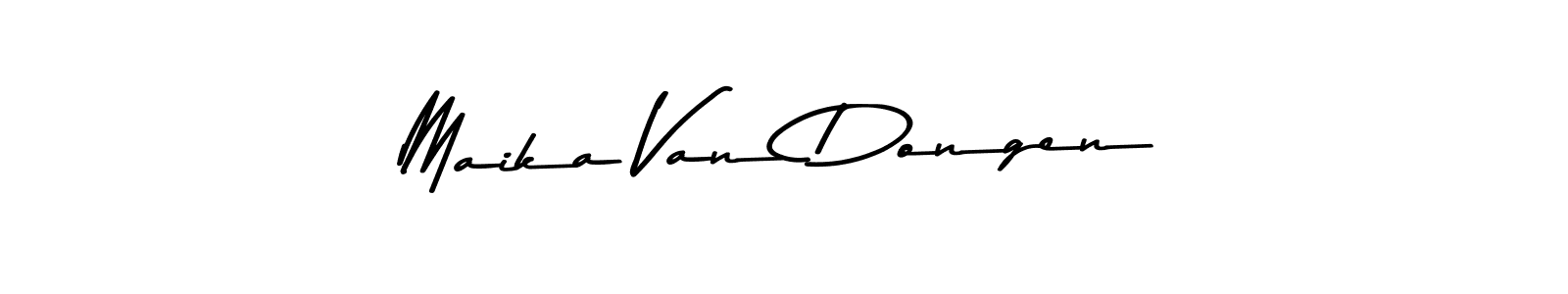 Maika Van Dongen stylish signature style. Best Handwritten Sign (Asem Kandis PERSONAL USE) for my name. Handwritten Signature Collection Ideas for my name Maika Van Dongen. Maika Van Dongen signature style 9 images and pictures png