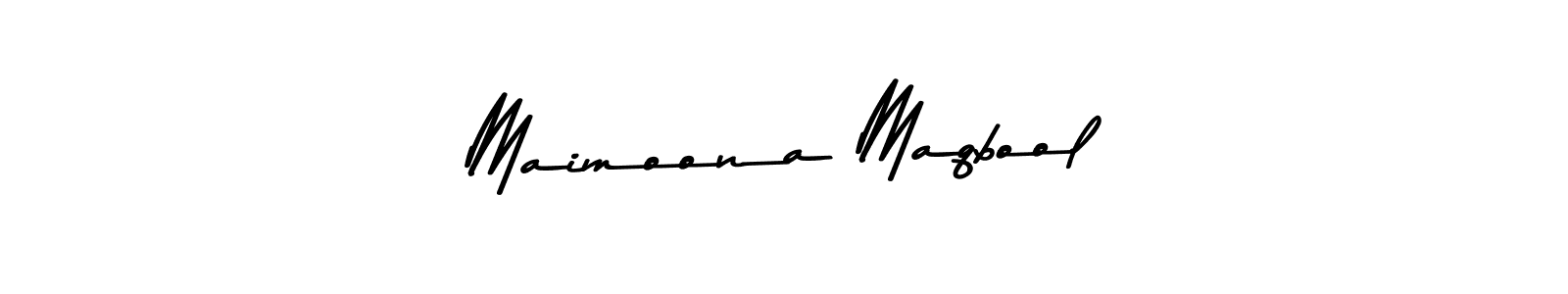 You should practise on your own different ways (Asem Kandis PERSONAL USE) to write your name (Maimoona Maqbool) in signature. don't let someone else do it for you. Maimoona Maqbool signature style 9 images and pictures png