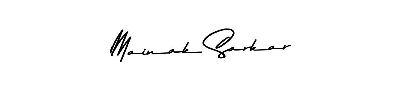 Mainak Sarkar stylish signature style. Best Handwritten Sign (Asem Kandis PERSONAL USE) for my name. Handwritten Signature Collection Ideas for my name Mainak Sarkar. Mainak Sarkar signature style 9 images and pictures png