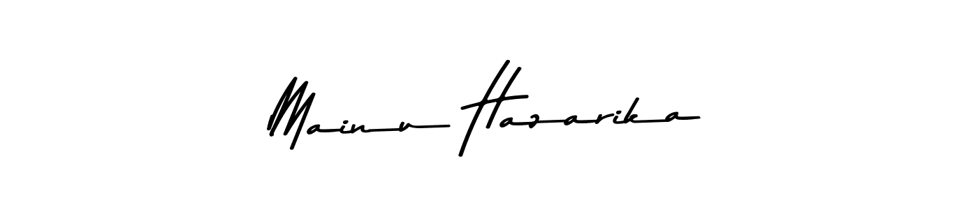 Similarly Asem Kandis PERSONAL USE is the best handwritten signature design. Signature creator online .You can use it as an online autograph creator for name Mainu Hazarika. Mainu Hazarika signature style 9 images and pictures png