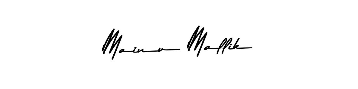 How to make Mainu Mallik signature? Asem Kandis PERSONAL USE is a professional autograph style. Create handwritten signature for Mainu Mallik name. Mainu Mallik signature style 9 images and pictures png
