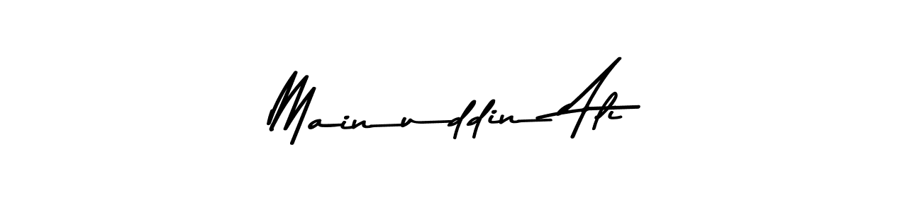 It looks lik you need a new signature style for name Mainuddin Ali. Design unique handwritten (Asem Kandis PERSONAL USE) signature with our free signature maker in just a few clicks. Mainuddin Ali signature style 9 images and pictures png