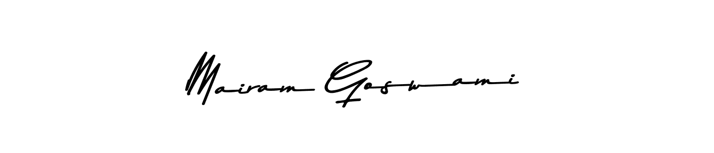 It looks lik you need a new signature style for name Mairam Goswami. Design unique handwritten (Asem Kandis PERSONAL USE) signature with our free signature maker in just a few clicks. Mairam Goswami signature style 9 images and pictures png