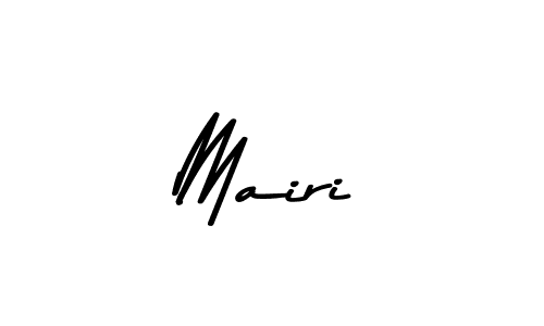 Make a beautiful signature design for name Mairi. With this signature (Asem Kandis PERSONAL USE) style, you can create a handwritten signature for free. Mairi signature style 9 images and pictures png