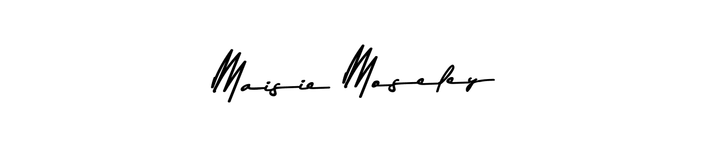 Make a beautiful signature design for name Maisie Moseley. With this signature (Asem Kandis PERSONAL USE) style, you can create a handwritten signature for free. Maisie Moseley signature style 9 images and pictures png