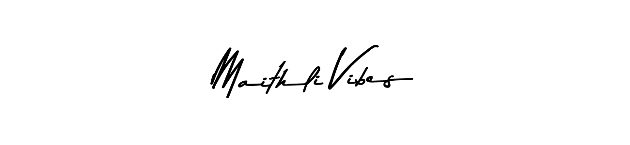 The best way (Asem Kandis PERSONAL USE) to make a short signature is to pick only two or three words in your name. The name Maithli Vibes include a total of six letters. For converting this name. Maithli Vibes signature style 9 images and pictures png
