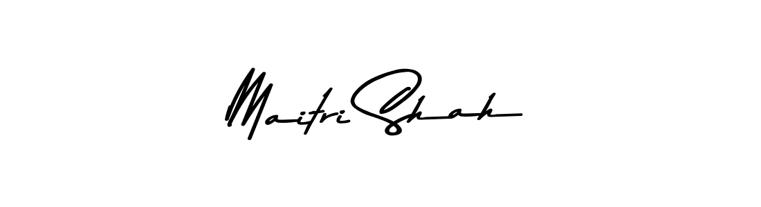 Maitri Shah stylish signature style. Best Handwritten Sign (Asem Kandis PERSONAL USE) for my name. Handwritten Signature Collection Ideas for my name Maitri Shah. Maitri Shah signature style 9 images and pictures png