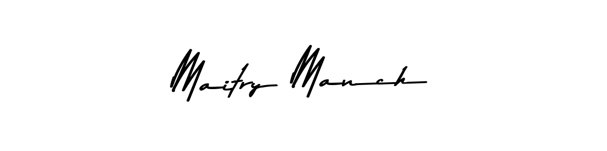 if you are searching for the best signature style for your name Maitry Manch. so please give up your signature search. here we have designed multiple signature styles  using Asem Kandis PERSONAL USE. Maitry Manch signature style 9 images and pictures png