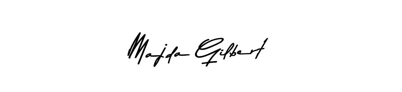 Design your own signature with our free online signature maker. With this signature software, you can create a handwritten (Asem Kandis PERSONAL USE) signature for name Majda Gilbert. Majda Gilbert signature style 9 images and pictures png