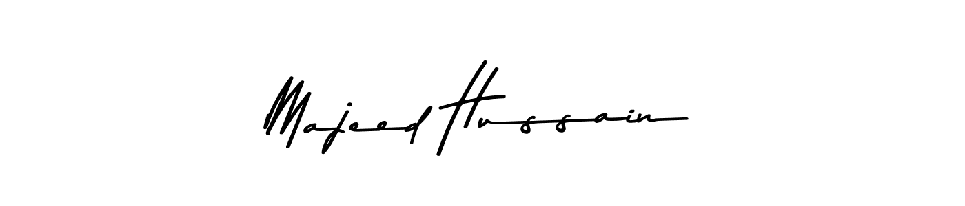 Majeed Hussain stylish signature style. Best Handwritten Sign (Asem Kandis PERSONAL USE) for my name. Handwritten Signature Collection Ideas for my name Majeed Hussain. Majeed Hussain signature style 9 images and pictures png