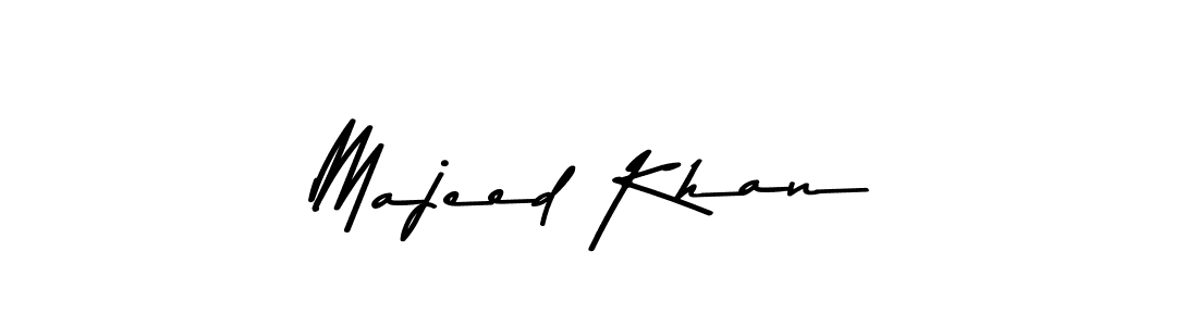 Design your own signature with our free online signature maker. With this signature software, you can create a handwritten (Asem Kandis PERSONAL USE) signature for name Majeed Khan. Majeed Khan signature style 9 images and pictures png