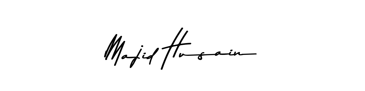 Use a signature maker to create a handwritten signature online. With this signature software, you can design (Asem Kandis PERSONAL USE) your own signature for name Majid Husain. Majid Husain signature style 9 images and pictures png