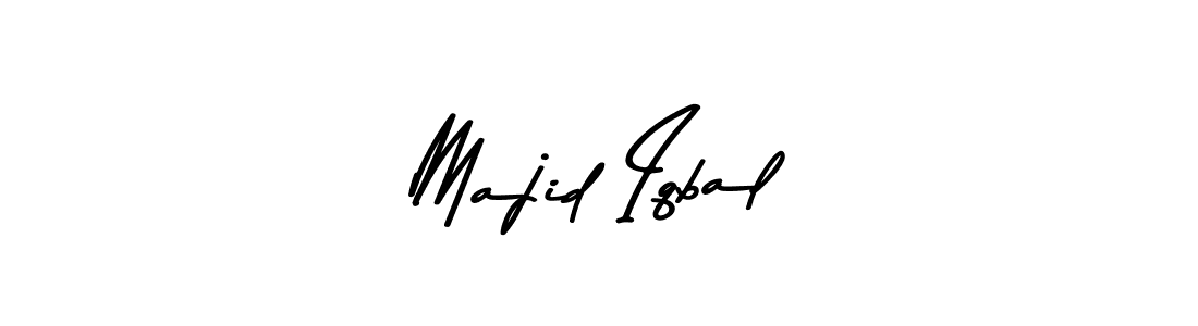 How to make Majid Iqbal name signature. Use Asem Kandis PERSONAL USE style for creating short signs online. This is the latest handwritten sign. Majid Iqbal signature style 9 images and pictures png