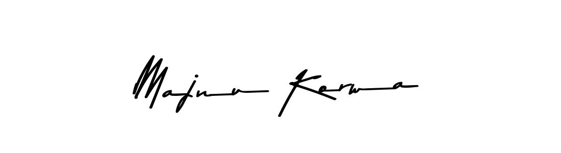 How to make Majnu Korwa signature? Asem Kandis PERSONAL USE is a professional autograph style. Create handwritten signature for Majnu Korwa name. Majnu Korwa signature style 9 images and pictures png