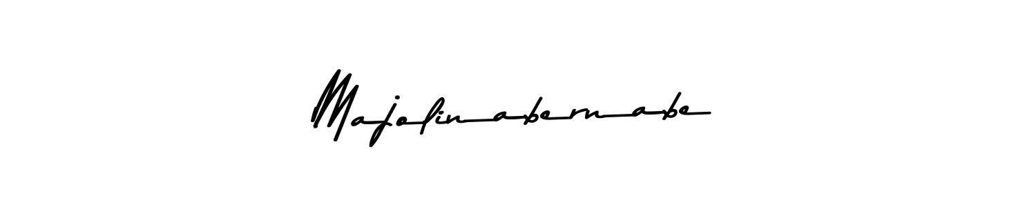 Majolinabernabe stylish signature style. Best Handwritten Sign (Asem Kandis PERSONAL USE) for my name. Handwritten Signature Collection Ideas for my name Majolinabernabe. Majolinabernabe signature style 9 images and pictures png