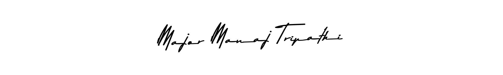Use a signature maker to create a handwritten signature online. With this signature software, you can design (Asem Kandis PERSONAL USE) your own signature for name Major Manaj Tripathi. Major Manaj Tripathi signature style 9 images and pictures png
