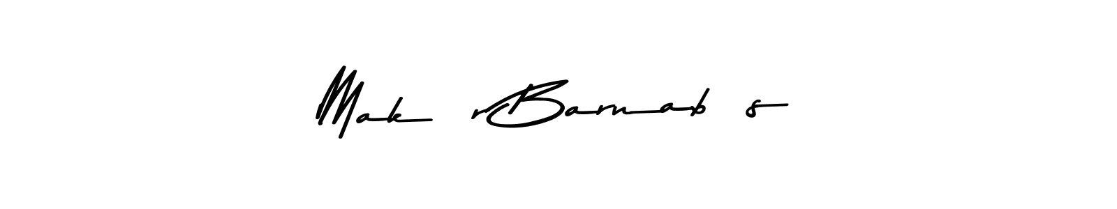 Make a beautiful signature design for name Makár Barnabás. With this signature (Asem Kandis PERSONAL USE) style, you can create a handwritten signature for free. Makár Barnabás signature style 9 images and pictures png