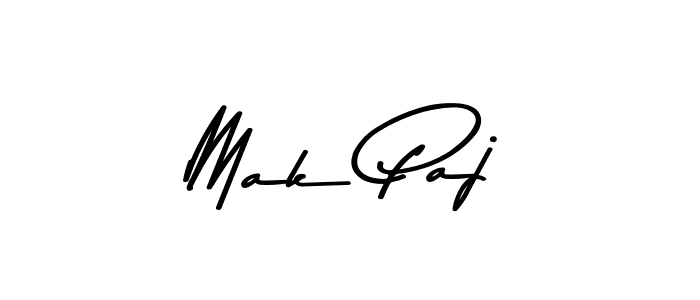 Similarly Asem Kandis PERSONAL USE is the best handwritten signature design. Signature creator online .You can use it as an online autograph creator for name Mak Paj. Mak Paj signature style 9 images and pictures png