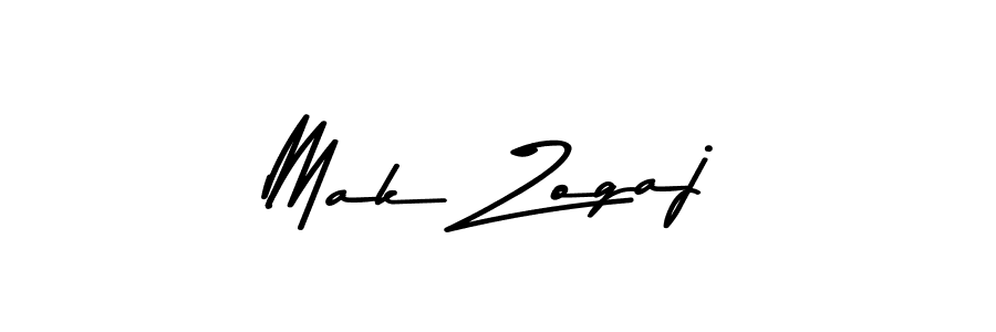 Make a beautiful signature design for name Mak Zogaj. With this signature (Asem Kandis PERSONAL USE) style, you can create a handwritten signature for free. Mak Zogaj signature style 9 images and pictures png