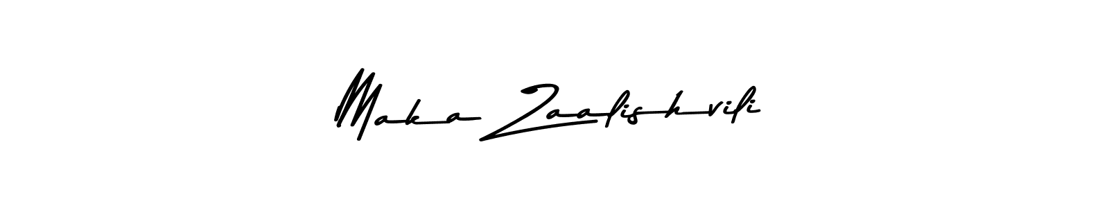 if you are searching for the best signature style for your name Maka Zaalishvili. so please give up your signature search. here we have designed multiple signature styles  using Asem Kandis PERSONAL USE. Maka Zaalishvili signature style 9 images and pictures png