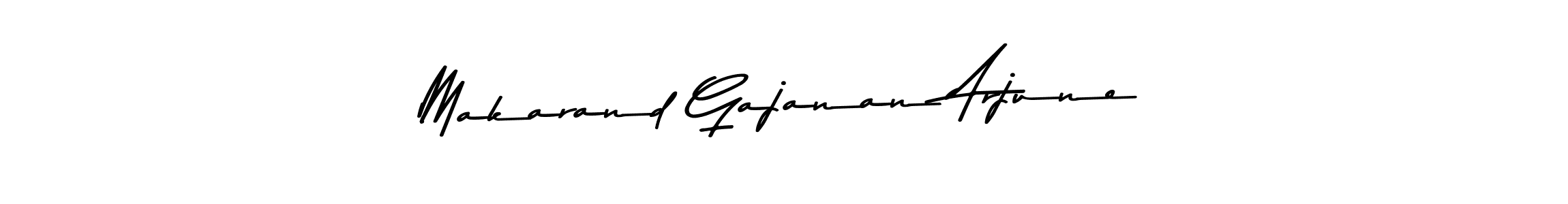 You should practise on your own different ways (Asem Kandis PERSONAL USE) to write your name (Makarand Gajanan Arjune) in signature. don't let someone else do it for you. Makarand Gajanan Arjune signature style 9 images and pictures png