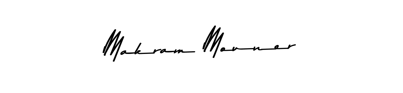 You can use this online signature creator to create a handwritten signature for the name Makram Mouner. This is the best online autograph maker. Makram Mouner signature style 9 images and pictures png