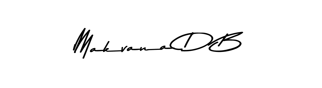 This is the best signature style for the Makvana D B name. Also you like these signature font (Asem Kandis PERSONAL USE). Mix name signature. Makvana D B signature style 9 images and pictures png