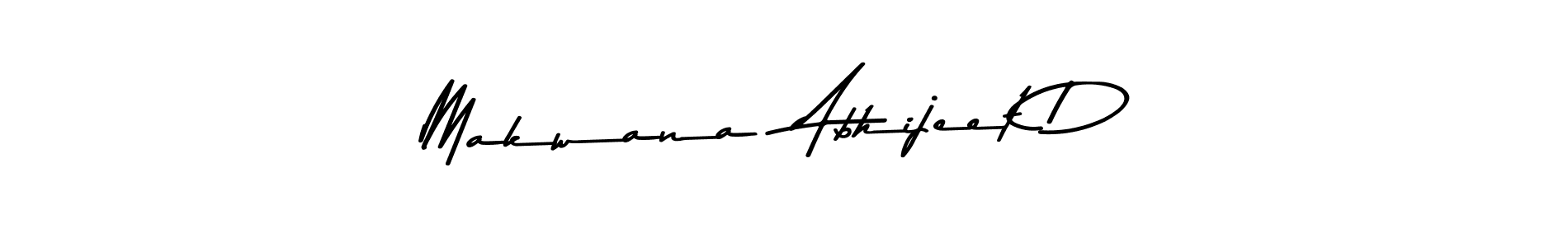 Also You can easily find your signature by using the search form. We will create Makwana  Abhijeet D name handwritten signature images for you free of cost using Asem Kandis PERSONAL USE sign style. Makwana  Abhijeet D signature style 9 images and pictures png