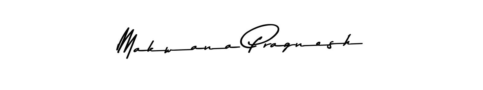 Makwana Pragnesh stylish signature style. Best Handwritten Sign (Asem Kandis PERSONAL USE) for my name. Handwritten Signature Collection Ideas for my name Makwana Pragnesh. Makwana Pragnesh signature style 9 images and pictures png