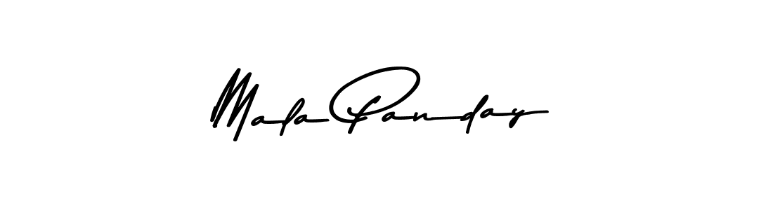 Use a signature maker to create a handwritten signature online. With this signature software, you can design (Asem Kandis PERSONAL USE) your own signature for name Mala Panday. Mala Panday signature style 9 images and pictures png