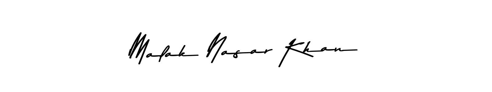 Asem Kandis PERSONAL USE is a professional signature style that is perfect for those who want to add a touch of class to their signature. It is also a great choice for those who want to make their signature more unique. Get Malak Nasar Khan name to fancy signature for free. Malak Nasar Khan signature style 9 images and pictures png