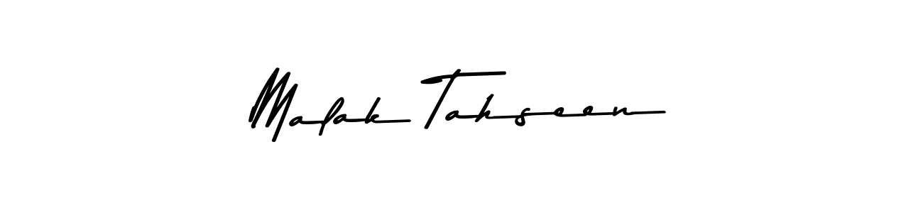 Make a beautiful signature design for name Malak Tahseen. With this signature (Asem Kandis PERSONAL USE) style, you can create a handwritten signature for free. Malak Tahseen signature style 9 images and pictures png