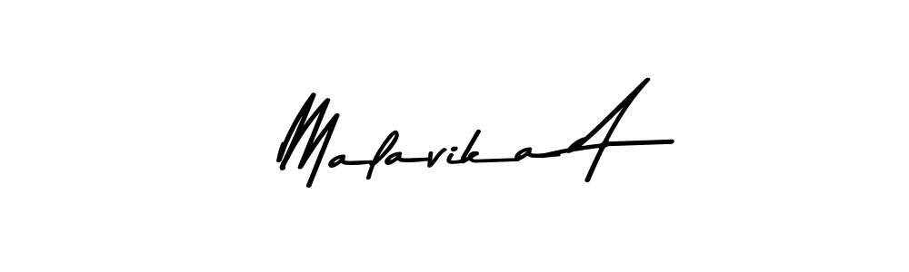 Use a signature maker to create a handwritten signature online. With this signature software, you can design (Asem Kandis PERSONAL USE) your own signature for name Malavika A. Malavika A signature style 9 images and pictures png