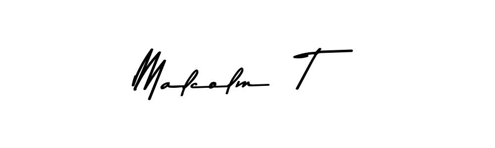 The best way (Asem Kandis PERSONAL USE) to make a short signature is to pick only two or three words in your name. The name Malcolm  T include a total of six letters. For converting this name. Malcolm  T signature style 9 images and pictures png