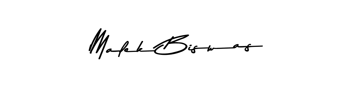 Create a beautiful signature design for name Malek Biswas. With this signature (Asem Kandis PERSONAL USE) fonts, you can make a handwritten signature for free. Malek Biswas signature style 9 images and pictures png